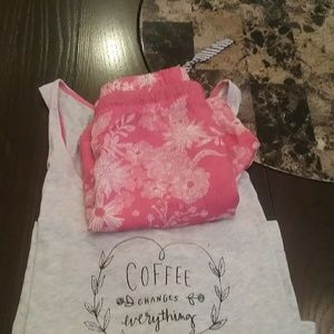 Womens pajama short tank top set